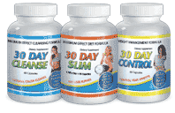 30 day slim, 30 day control, 30 day cleanse
